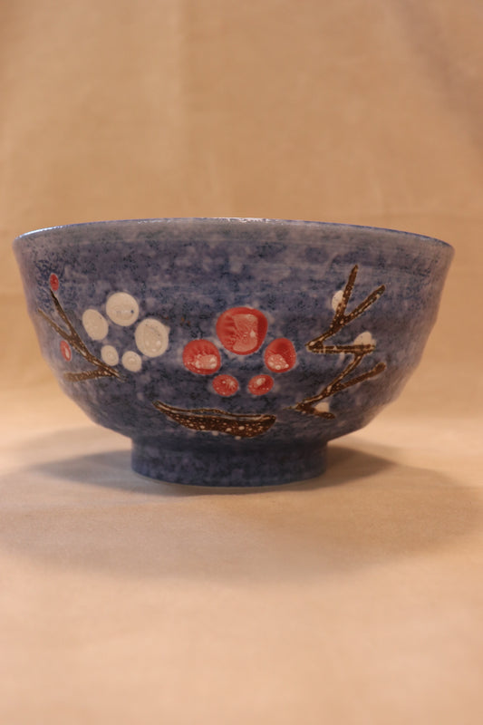 KOUBAI-PLUM Jiki Japanese Porcelain Set of 2