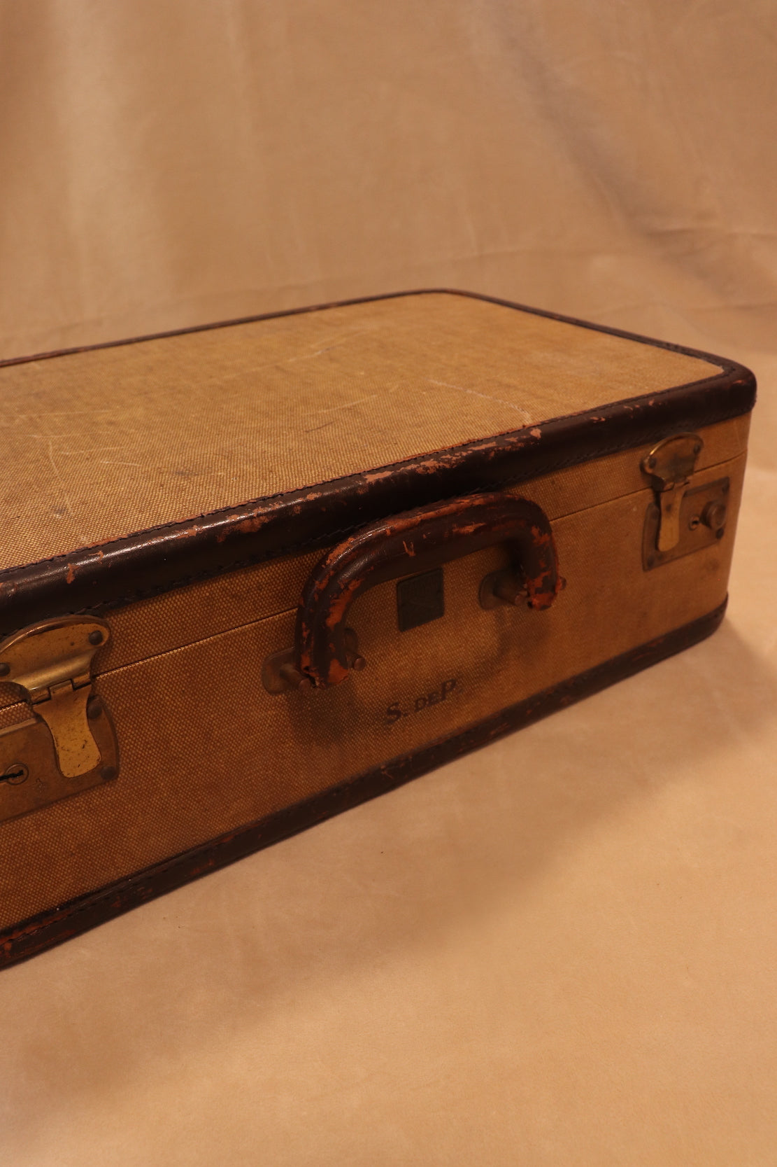 Vintage Cavanaugh Luggage Craftsman Suitcase