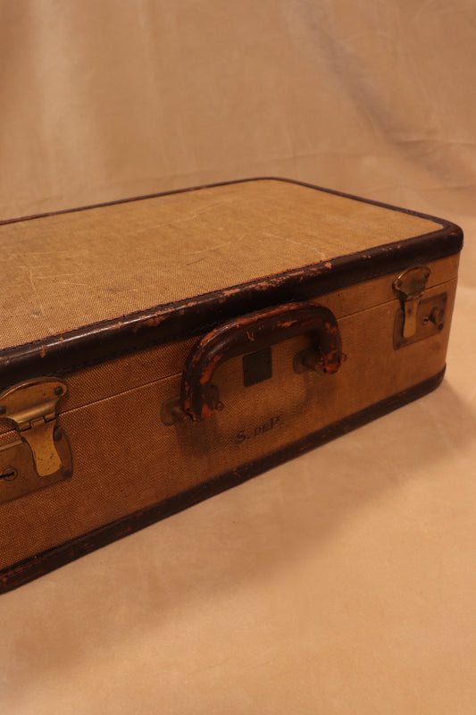 Vintage Cavanaugh Luggage Craftsman Suitcase