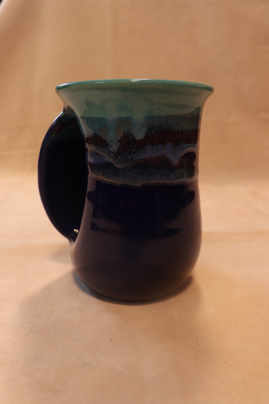 Boho Blue Coffee Tea Cup